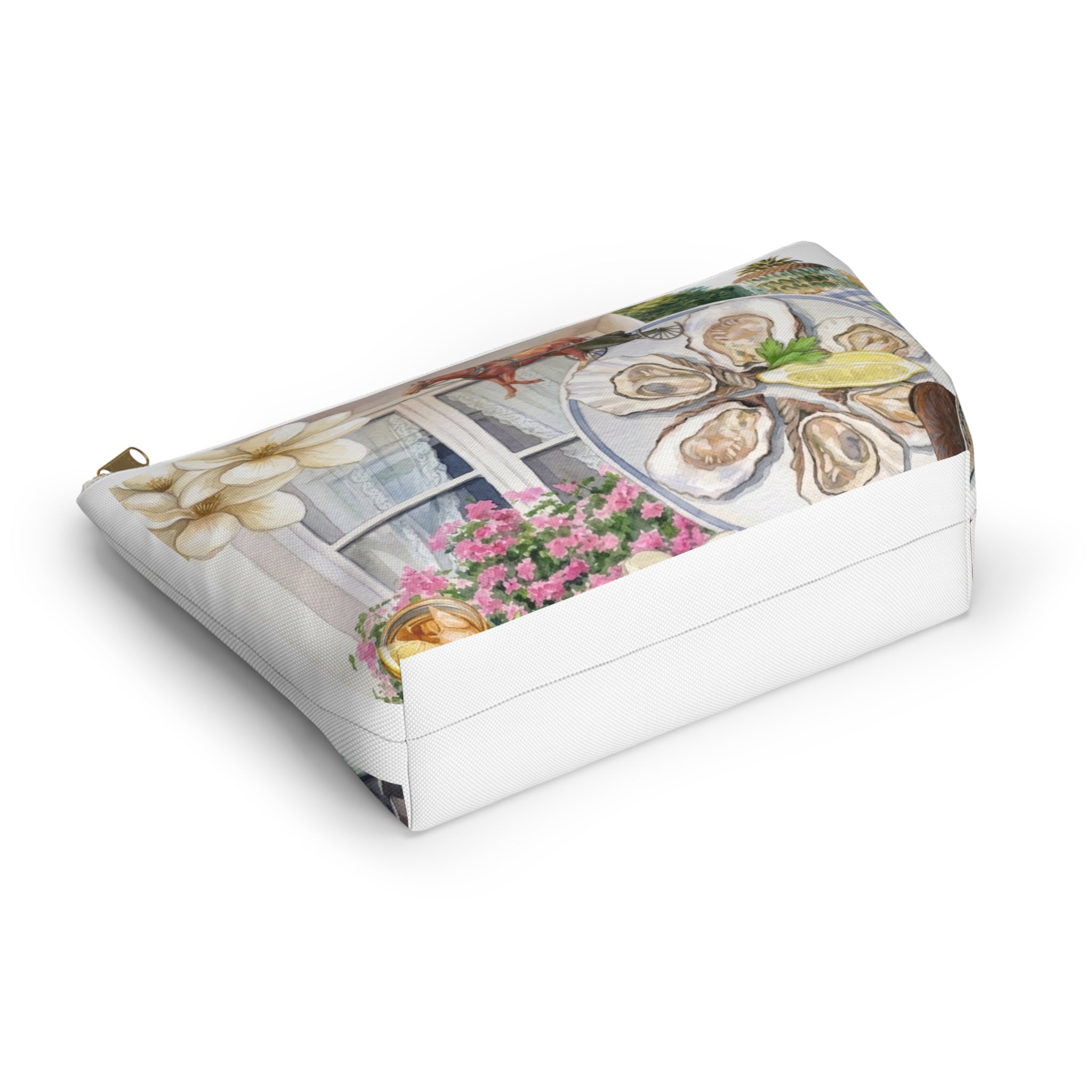 Charleston Coastal Collage Accessory Pouch